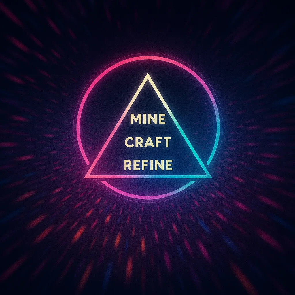 Abstract neon cover art for Stop Overthinking, Start Using AI